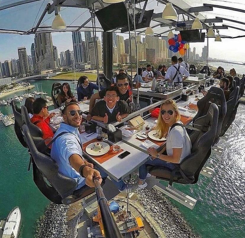 Dinner in the Sky experiência